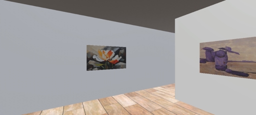 Virtual art exhibition: Modern Art Gallery  by contemporary artists