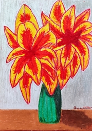 Artwork: Lilium giallo rosso