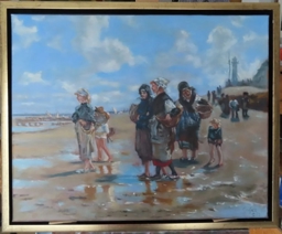 Artwork: Fishing for oysters at cancale