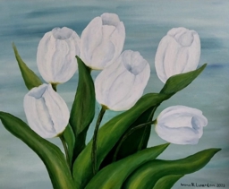 Artwork: Ivone Lunardon - Tulipas Brancas