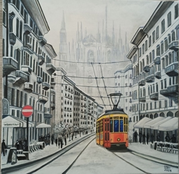 Artwork: Milano Via Meravigli