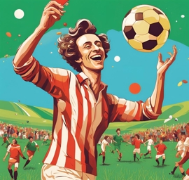 Artwork: Chopin jugando al fútbol