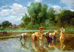 Artwork: PLANTING RICE