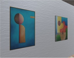 Virtual art exhibition: Let's fun!  by Adriana Palotta 