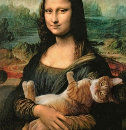 Artwork: monalisa gatos