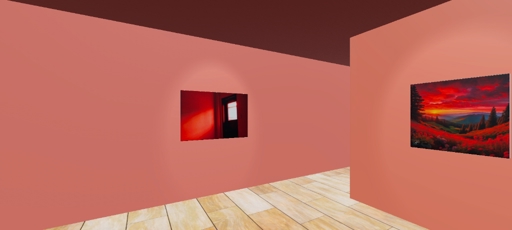 Virtual art exhibition: The Red Thread of Desires  by Leirvik Asmund I. Pacho