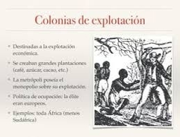 Artwork: Colonias de explotación