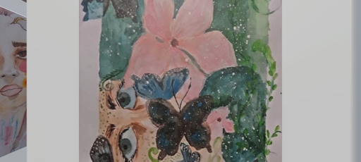 Virtual art exhibition: aquarela  tinta sobre a água   by Erika Fernanda Ramos da Silva 