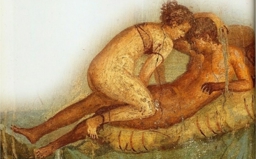 Artwork: Arte Erotica sulla parete della Casa del Centenario a Pompei (15 d.C. circa)