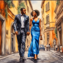 Artwork: Date night out in Rome