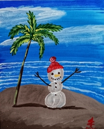 Artwork: tropical Christmas