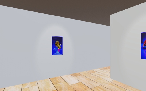 Virtual art exhibition: the Mysterious death  by 