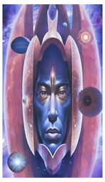 Artwork: Intergalactic face of the higher sphere