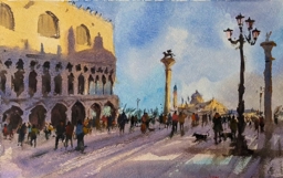 Artwork: Evening light in Venice