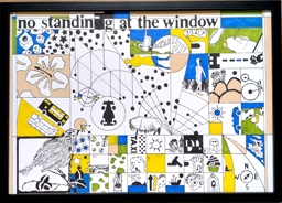 Artwork: no standing at the window