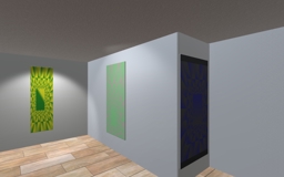 Virtual art exhibition: 3d room 2  by elll:H