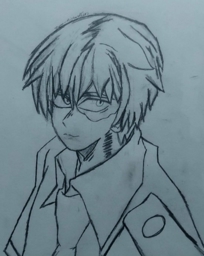 Artwork: Shoto Todoroki sketch