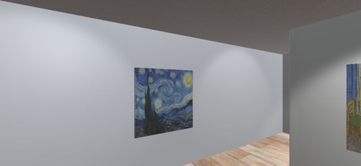 Virtual art exhibition: galería de artes  by vicent van gogh 