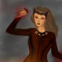 Artwork: The Scarlet Witch AKA Wanda Maxximof