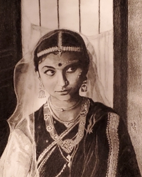 Artwork: Aparna from the  movie 'Apur Sangsar'