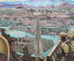 Artwork: caída de Tenochtitlán