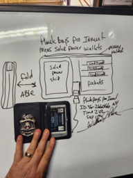 Artwork: solar power charger wallet patent