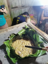 Artwork: preparando la comida típica de Manabí